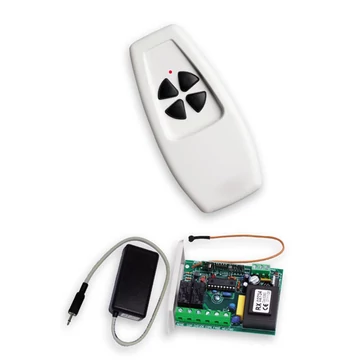 Sepiscreens rádiófrekvenciás távirányító szett + Trigger Unit motoros vetítővásznakhoz Sepiscreens rádiófrekvenciás távirányító szett + Trigger Unit motoros vetítővásznakhoz