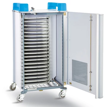 UniCabby UNICAB20HBL 20H univerzális tablet és laptop töltő kocsi