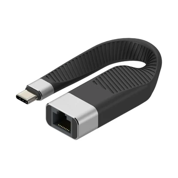 Techly USB-C-RJ45 összekötő kábel