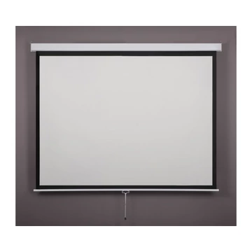 Bydium fali rolós vetítővászon, 160x160 cm, 1:1