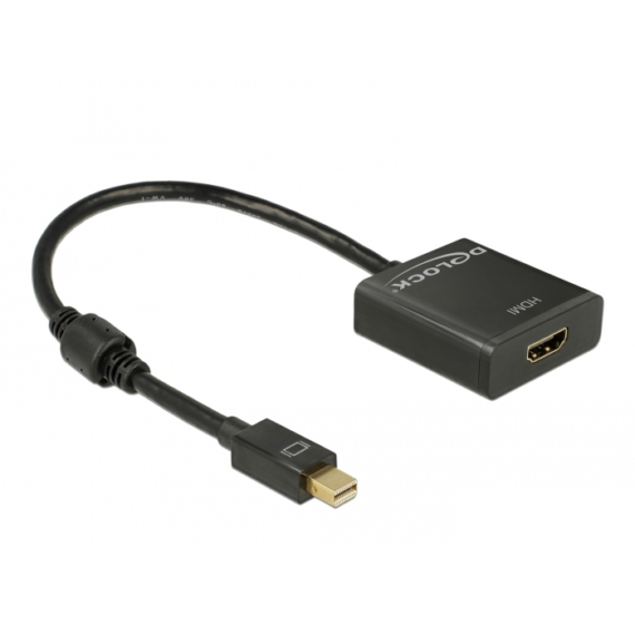 Delock mini DisplayPort (apa) -> HDMI (anya) összekötő kábel, 20 cm