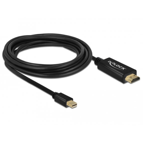 Delock mini DisplayPort (apa) -> HDMI (apa) összekötő kábel, 3 méter