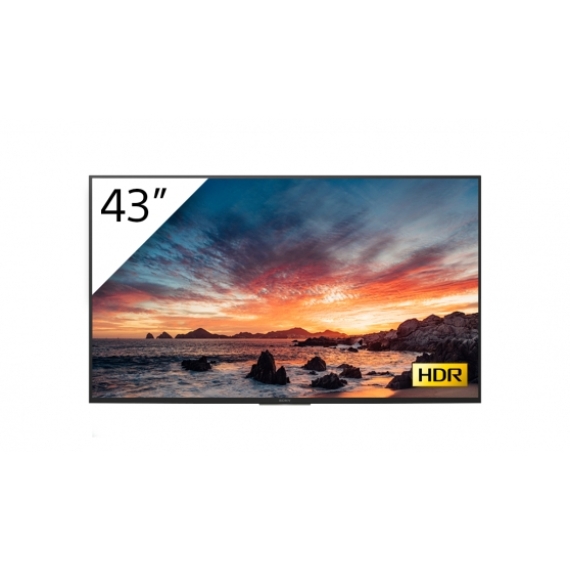 Sony Bravia FWD-43X80H/T 43" professzionális 4K LCD kijelző, TV tuner