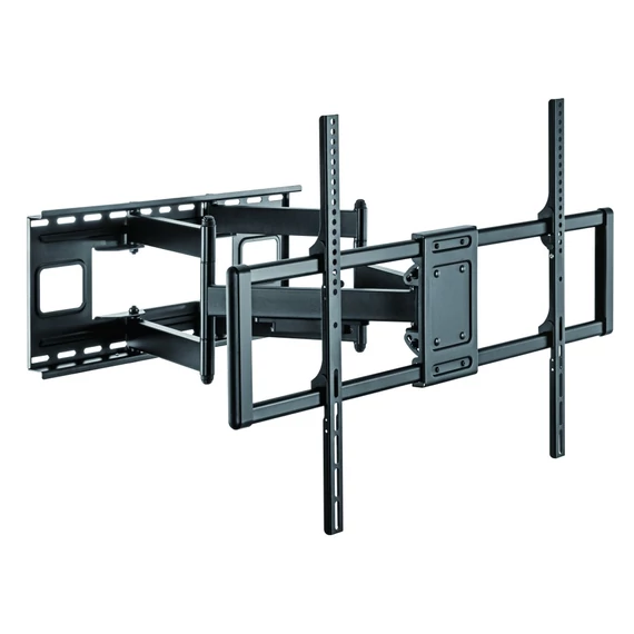 Techly ICA-PLB 189B dönthető fali karos konzol 60-120" LCD kijelzőhöz, fekete