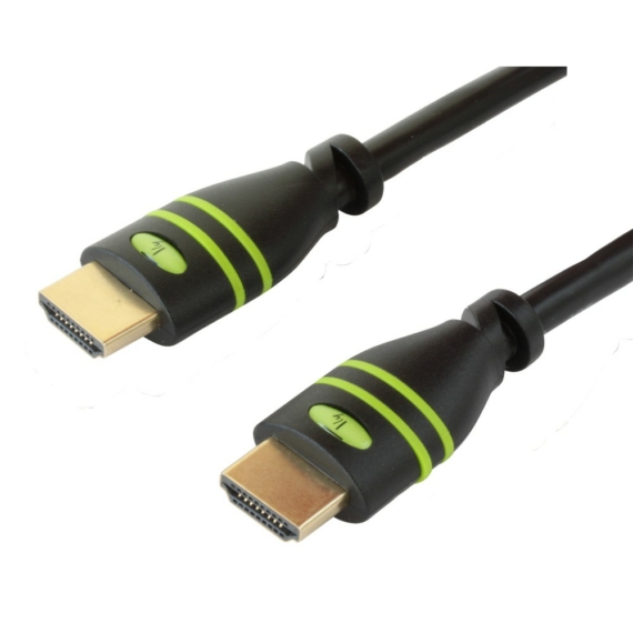 Techly HDMI kábel, 10 méter, high speed, Ethernet, prémium, fekete