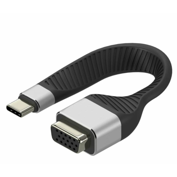 Techly USB-C-VGA összekötő kábel