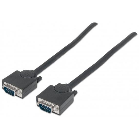 Manhattan VGA kábel, 0,8 méter, HD, 15 pin