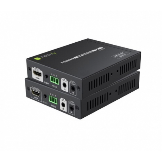 Techly HDMI 2.0 extender, 4K UHD, 100 méter, HDBase-T, IR