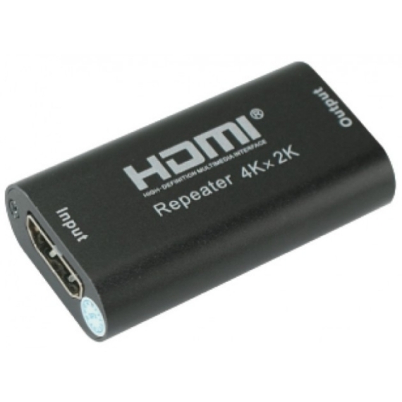 Techly HDMI 2.0 repeater, 4K UHD, 40 méter, 3D video