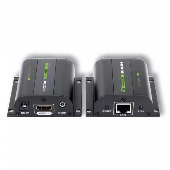 Techly HDMI extender, Cat.6, 60 méter, IR