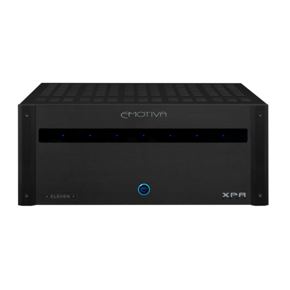Emotiva XPA-11 Gen3 11 csatornás moduláris végfok erősítő, Dolby Atmos, DTS:X