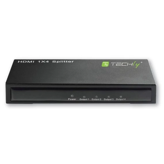 Techly HDMI splitter, 1 in 4 out, 15 méter, Full HD