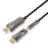 Kép 1/2 - Techly HDMI 2.1 aktív optikai kábel, levehető microHDMI adapterrel, 8K/60Hz, 48Gbps, 10 méter