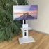 Kép 9/10 - Techly ICA-TR57PDU fix padlóállvány 32-70" LCD/LED kijelzőhöz, fehér