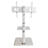 Kép 5/9 - Techly ICA-TR59 fix padlóállvány 32-70" LCD/LED kijelzőhöz, fehér