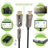 Kép 2/2 - Techly HDMI 2.1 aktív optikai kábel, levehető microHDMI adapterrel, 8K/60Hz, 48Gbps, 10 méter