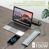 Kép 5/14 - Techly Dokkoló állomás, USB C -> HDMI, DP, VGA, USB3, RJ45, Audio, SD kártya