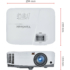 Kép 13/16 - ViewSonic PG707X üzleti / oktatási projektor, 4000 lumen, XGA