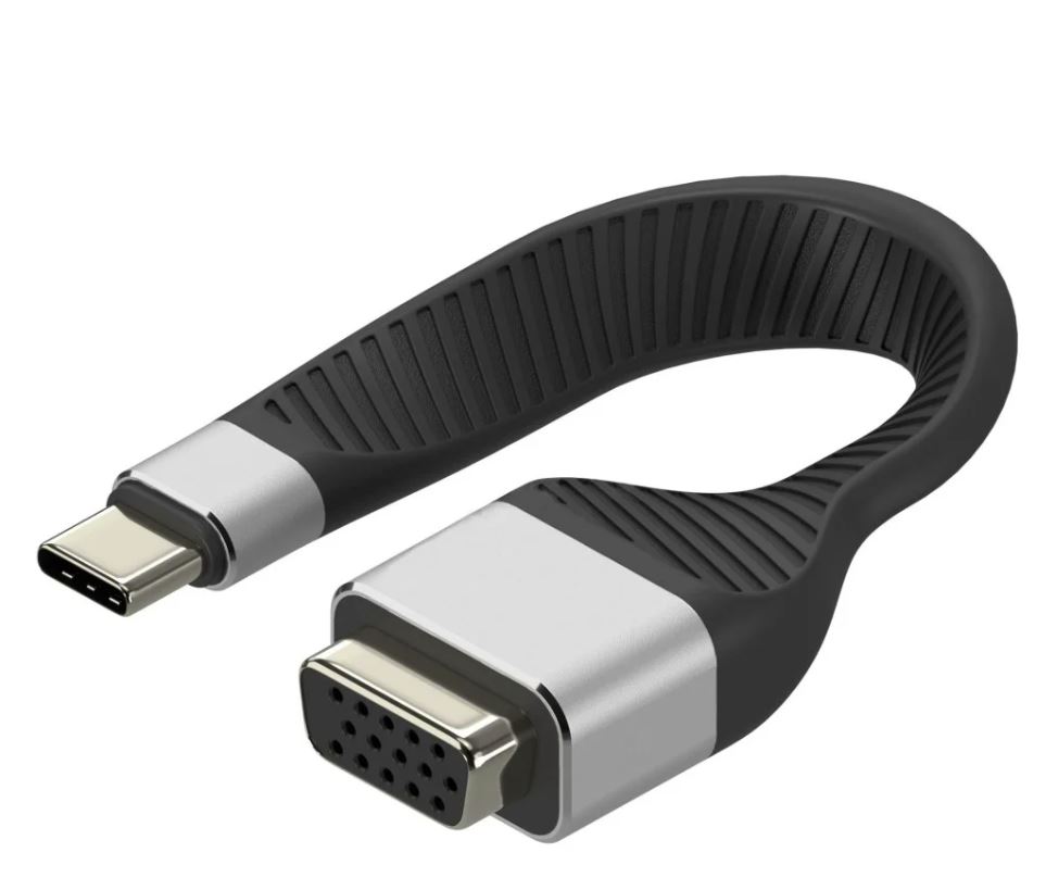 Techly USB-C-VGA összekötő kábel