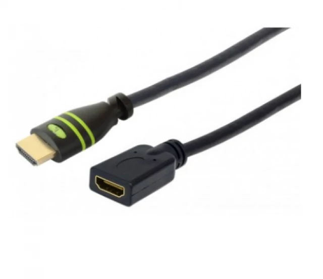 Techly HDMI hosszabbító kábel, 5 méter, high speed, Ethernet, apa/anya
